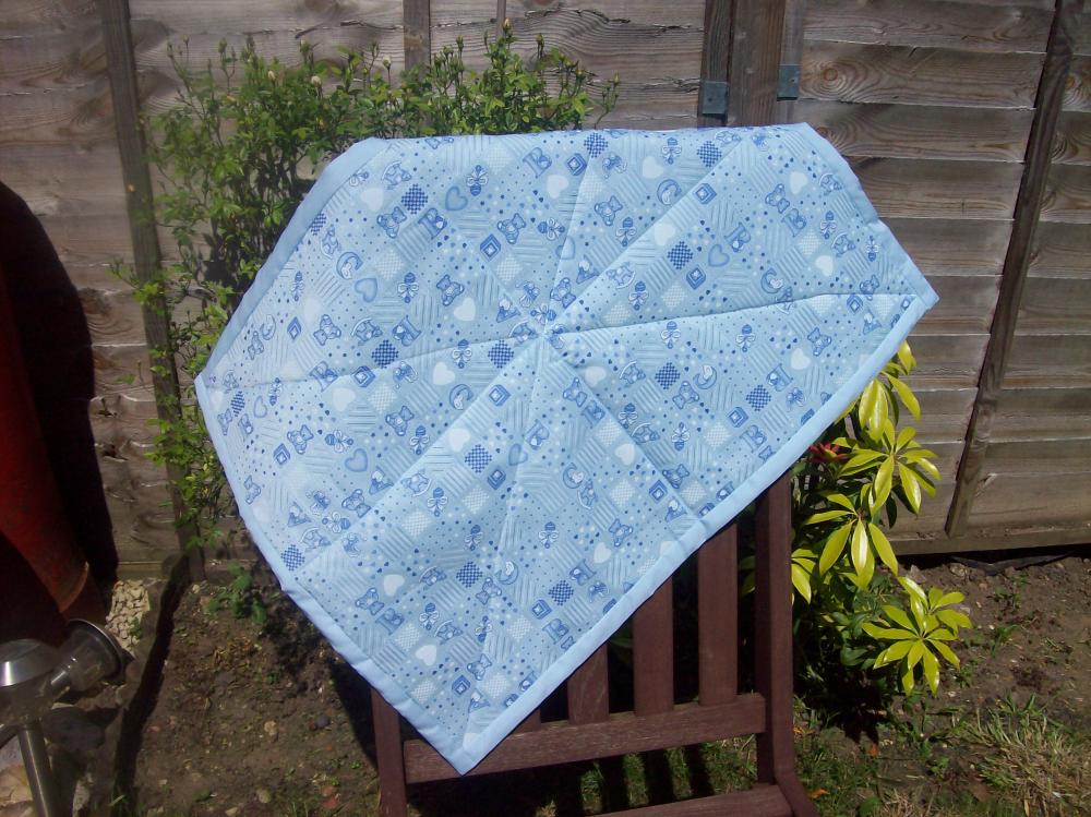 Boys Buggy Quilt, Cover Up, Pram Cover