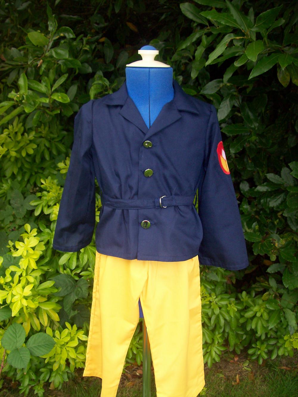 Unisex Child's Fireman Fancy Dress Costume/outfit